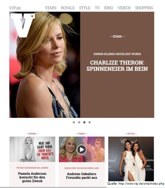vip.de jetzt im neuen Magazin-Look
