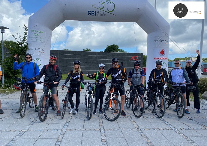 „We cycle for charity“ – addmore bei der GBI 2022